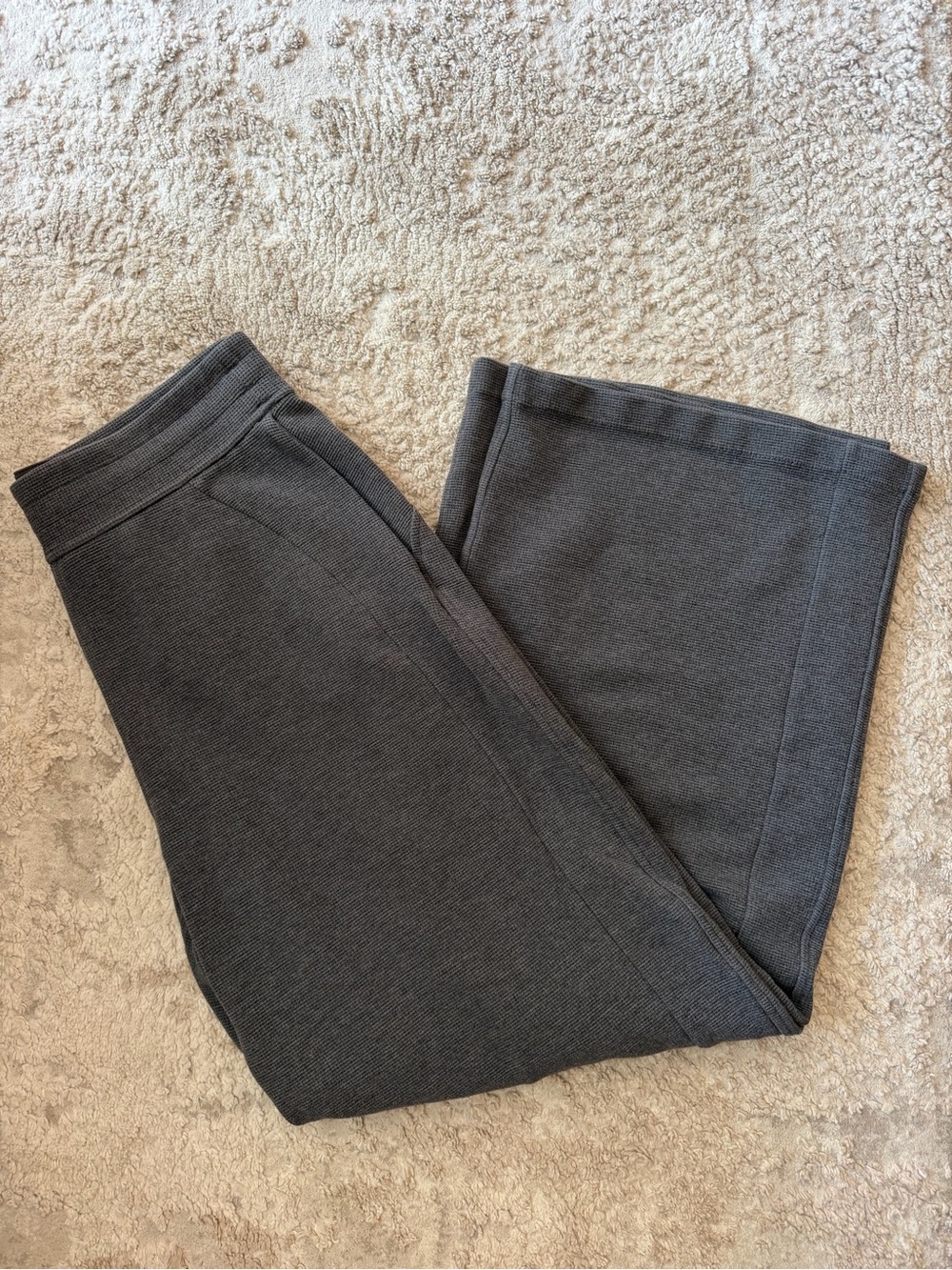 Lululemon Wide Leg Waffle Pant